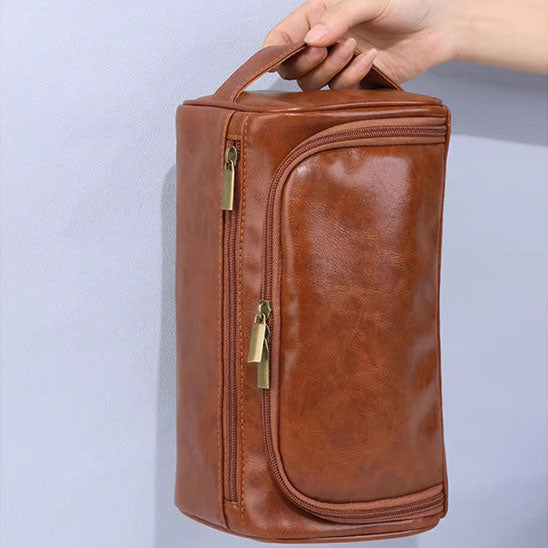 Trousse-de-toilette-homme-vintage-en-cuir-portable