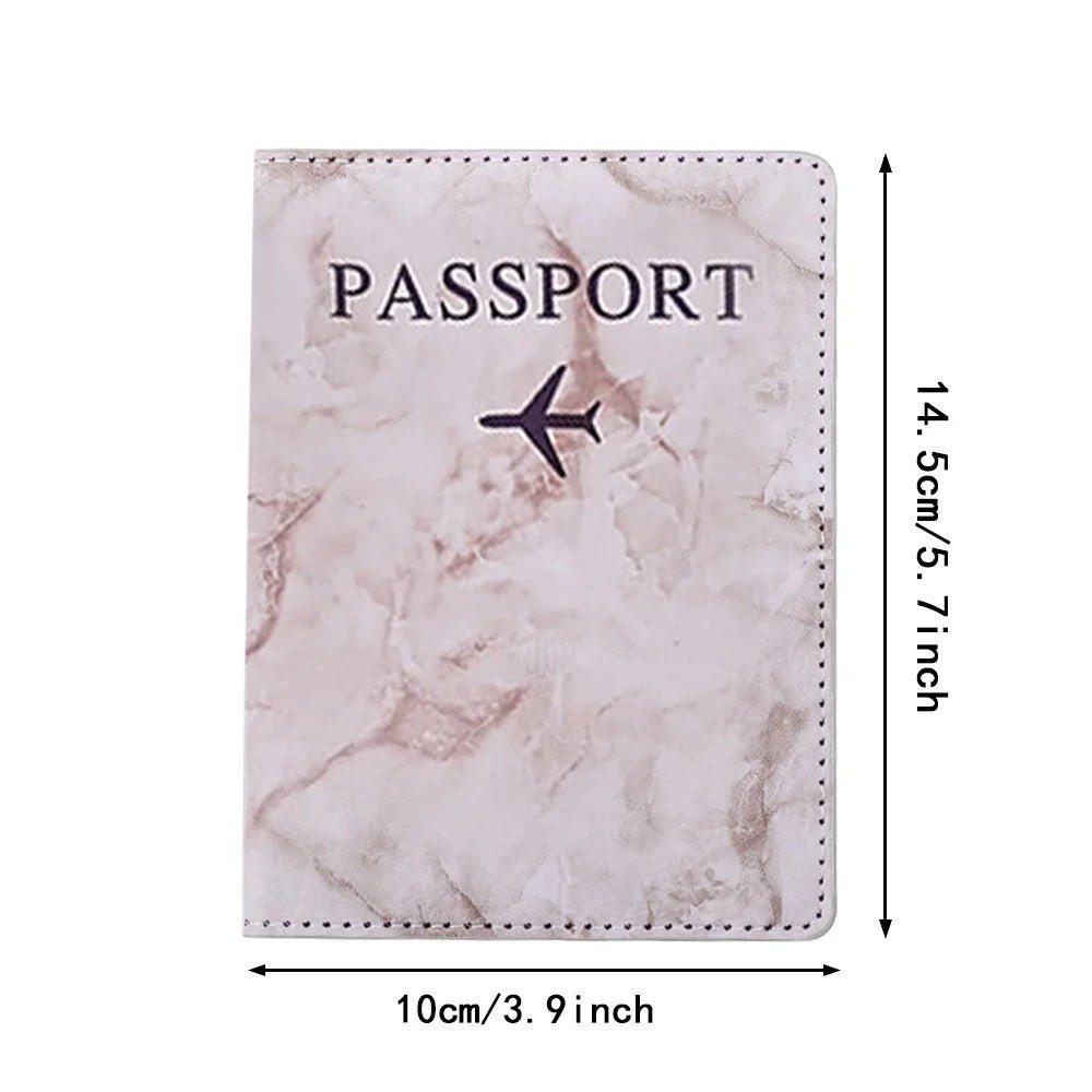 dimensions porte passeport couleur marbre
