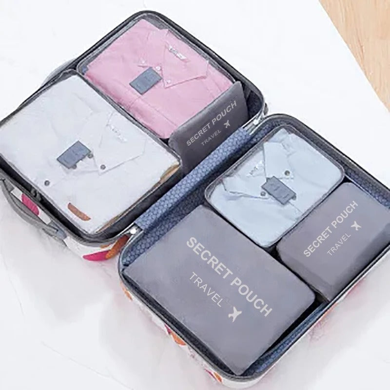 organisateur de valise secret pouch gris