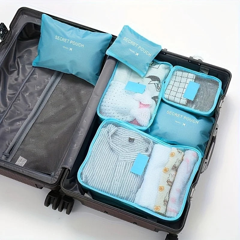 organisateur de valise secret pouch valise bleu