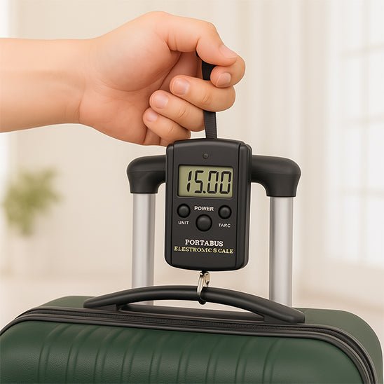 pese bagage electronique noir design