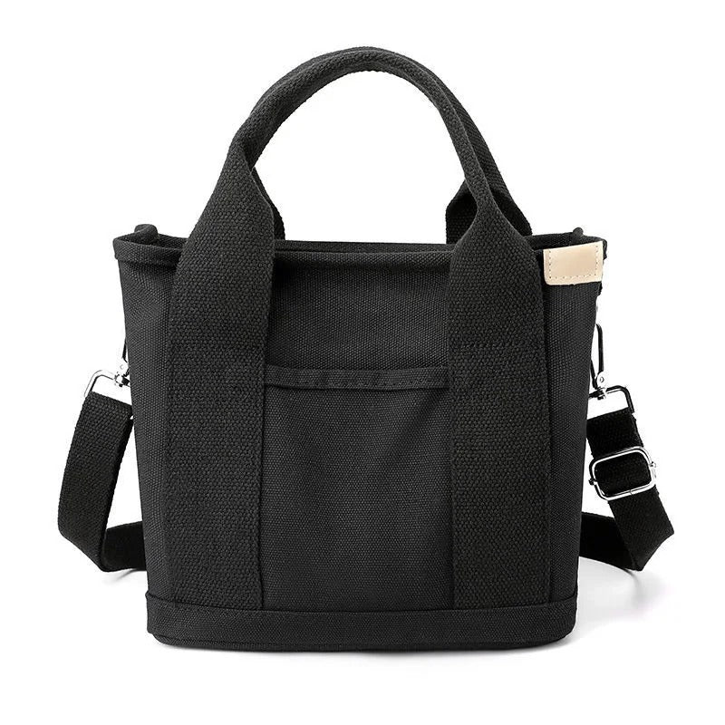 petit sac femme bandoulière type cabas noir