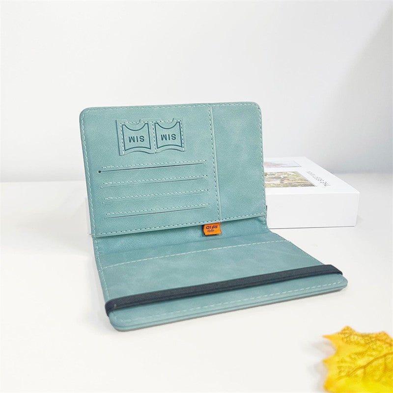 protège passeport coloré anti-rfid cartes SIM ou SD double emplacement