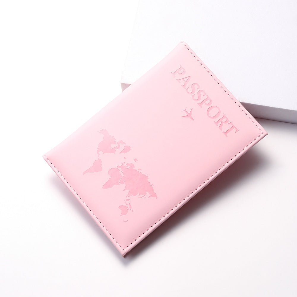 protège passeport rose