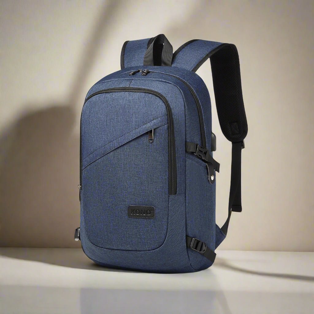 sac a dos anti vol bleu variante