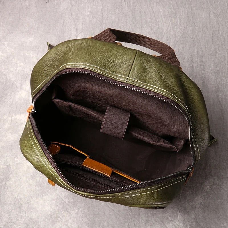 sac-a-dos-cuir-homme-travel-backpack-organisation