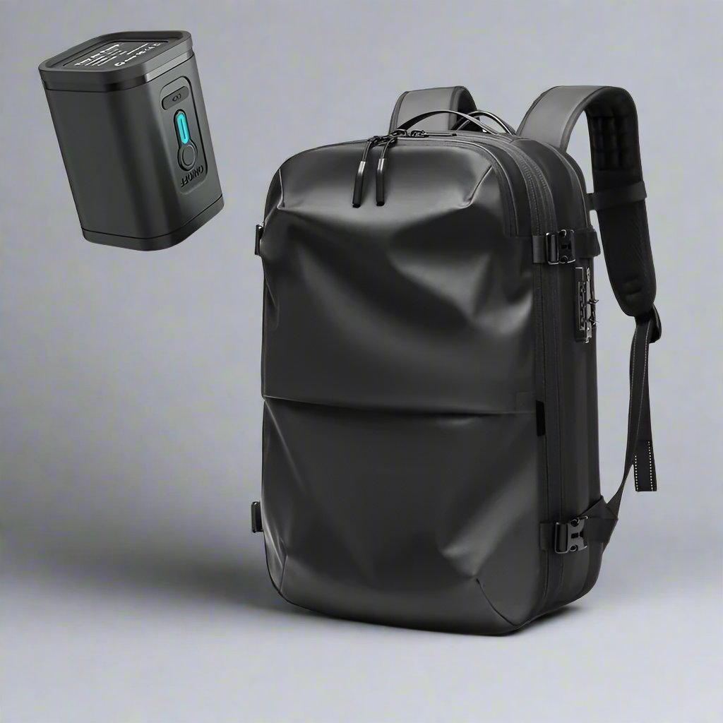 SAC À DOS DE VOYAGEUR - EXTENSIBLE AVEC COMPARTIMENT SOUS VIDE - Parents explorateurs