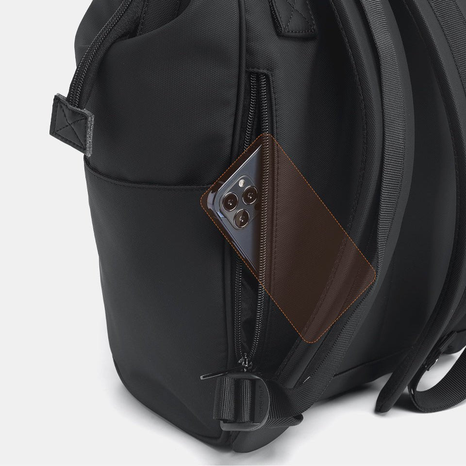 poche secrete d'un sac à dos multi compartiment femme voyage antivol