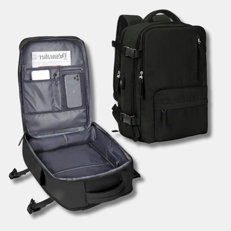 sac a dos valise voyagezen noir