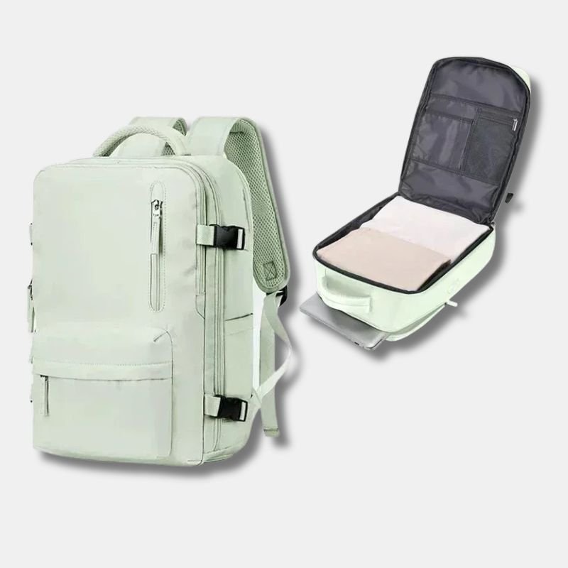 sac a dos valise voyagezen vert
