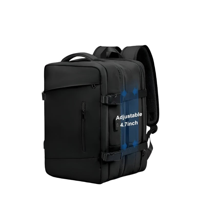 sac a dos voyage extensible week end noir