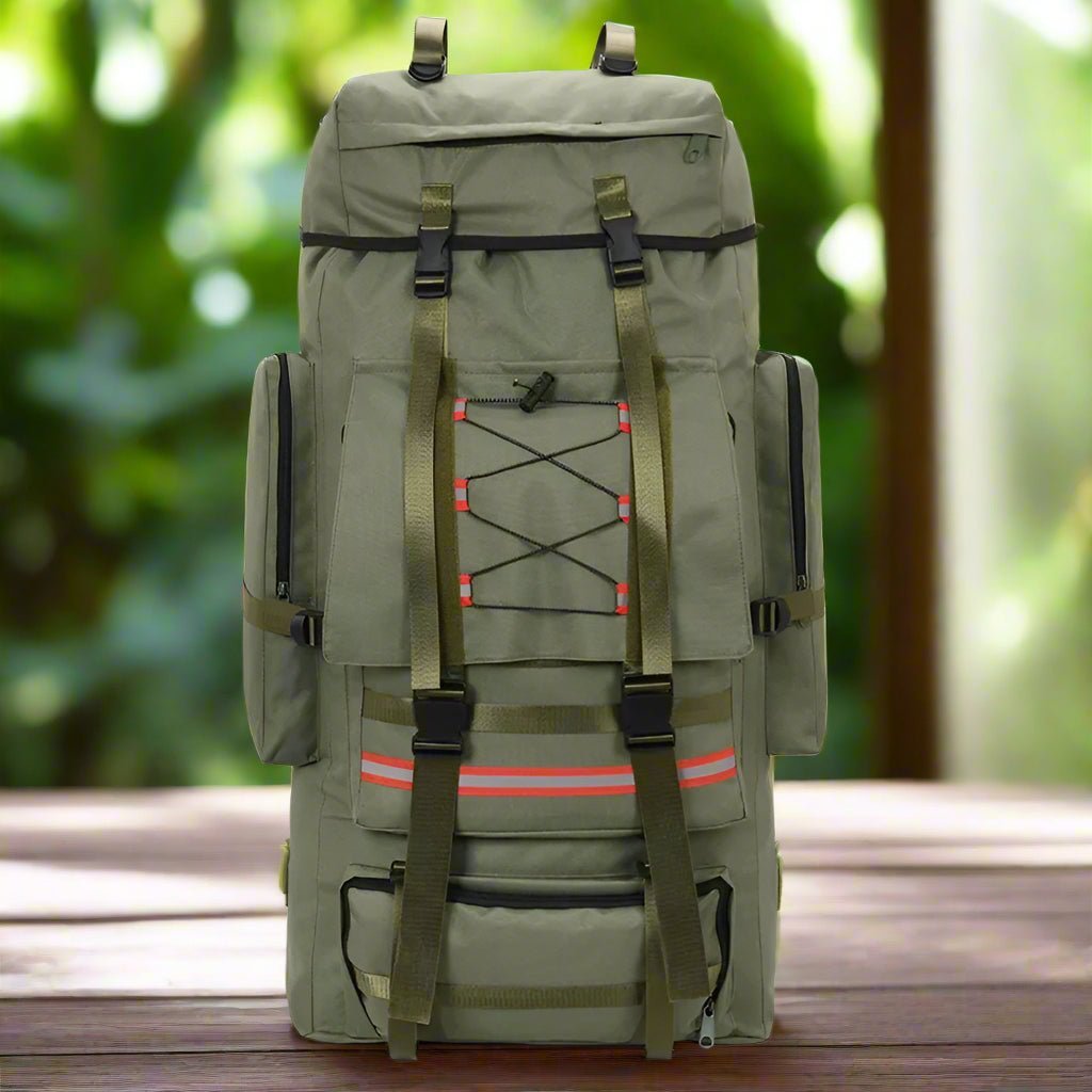 sac a dos voyage grand volume 130l couleur vert