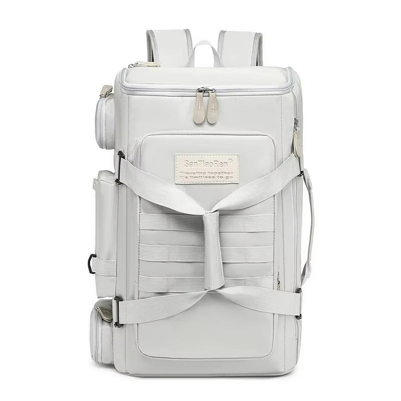 sac a dos voyage multi compartiments blanche