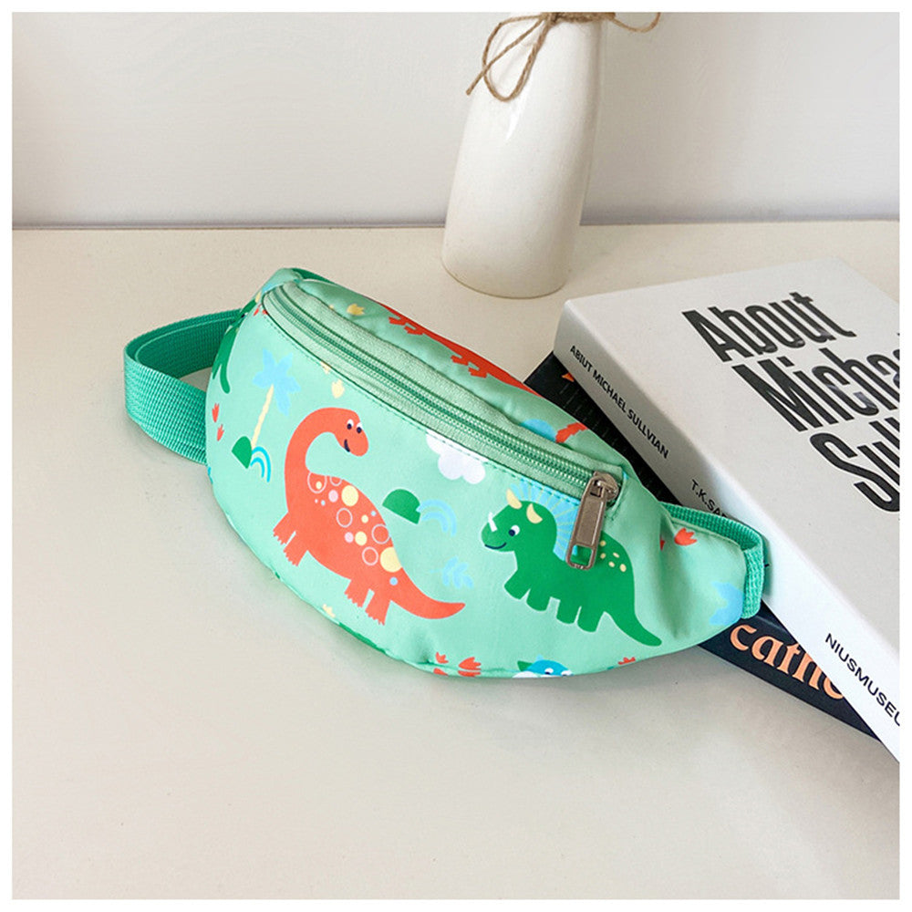 sac-banane-enfant-dinosaure-vert-design