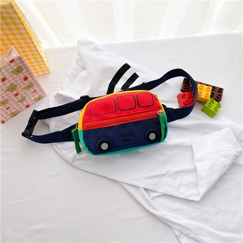 sac-banane-enfant-garcon-autobus-rouge