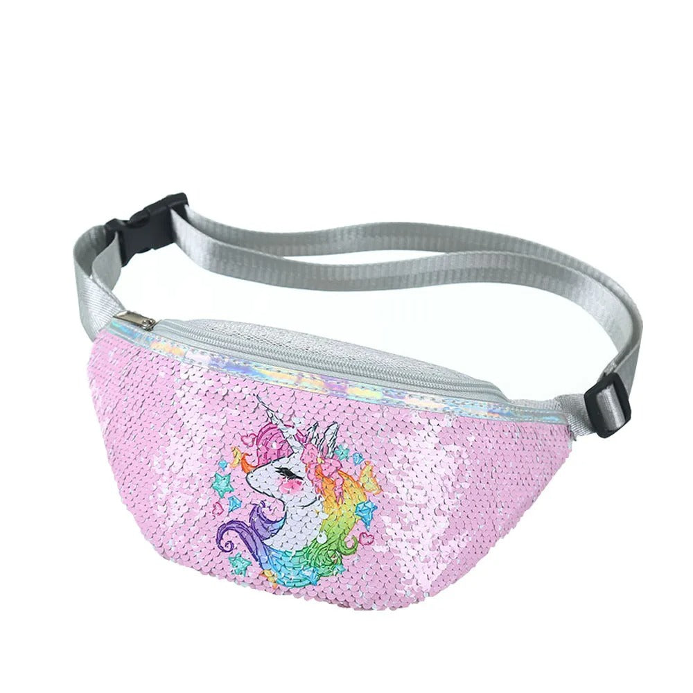 sac-banane-fille-a-paillettes-licorne-rose