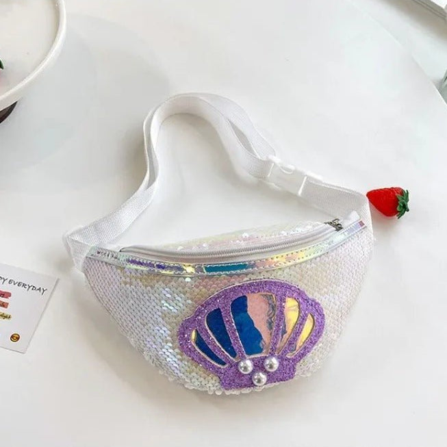 sac-banane-fille-mode-ajustable-pailletes-blanc