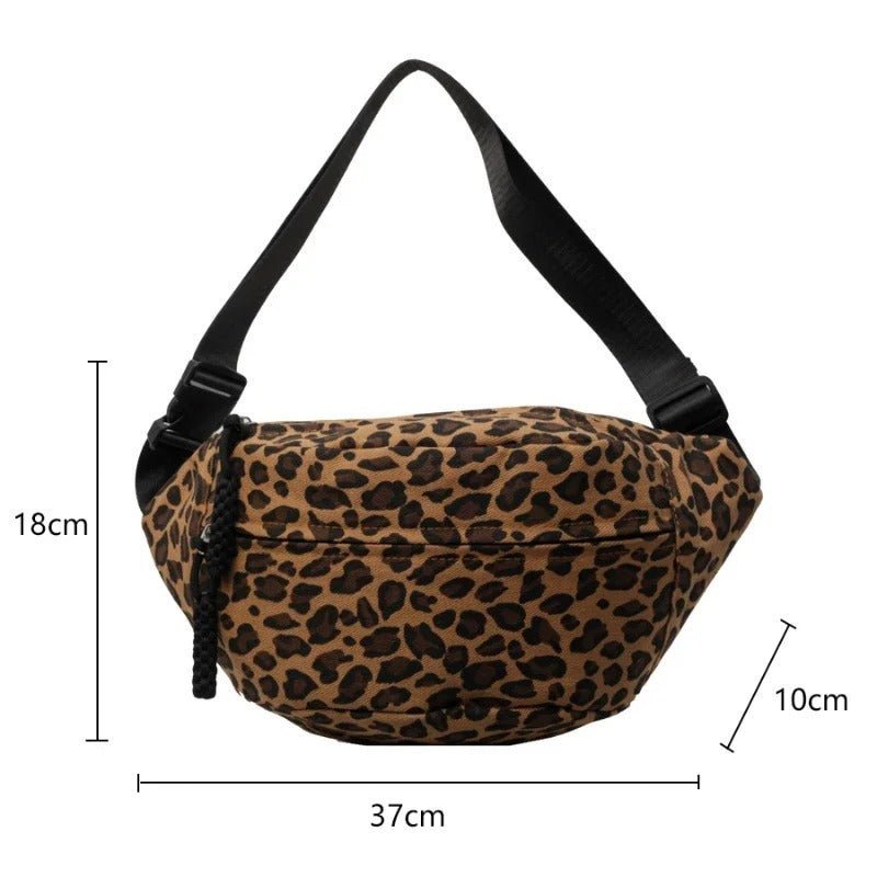 sac banane leopard grande taille dimensions mode
