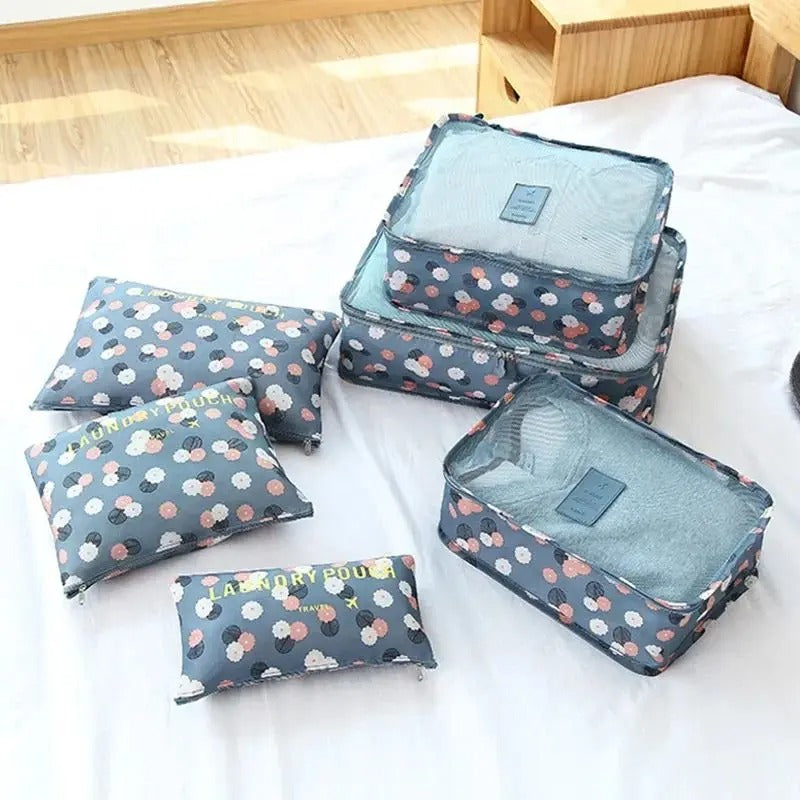 sac de rangement de voyage colore preparation vacances
