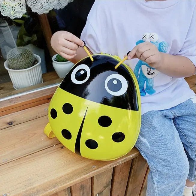 SAC ENFANT - COQUE RIGIDE COCCINELLE - Parents explorateurs