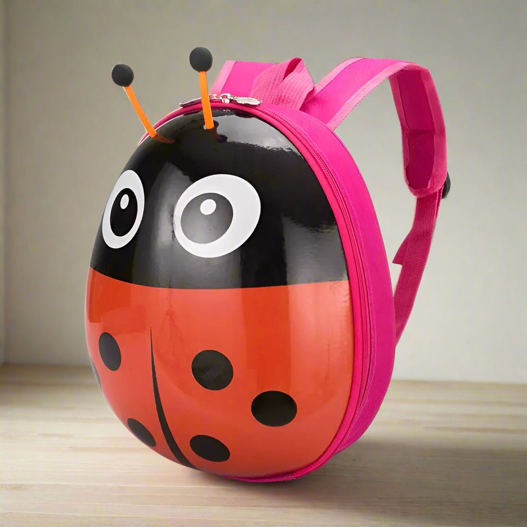 SAC ENFANT - COQUE RIGIDE COCCINELLE - Parents explorateurs