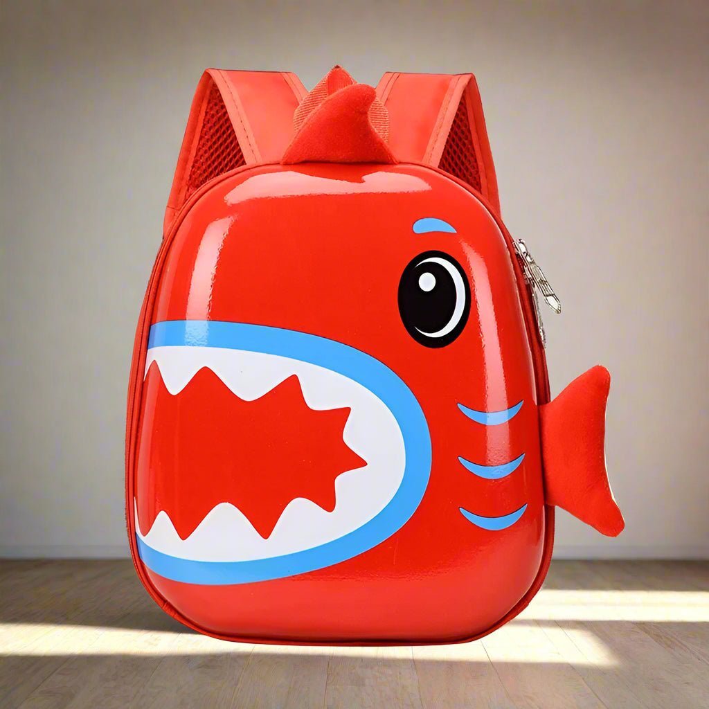 SAC ENFANT - COQUE RIGIDE REQUIN - Parents explorateurs
