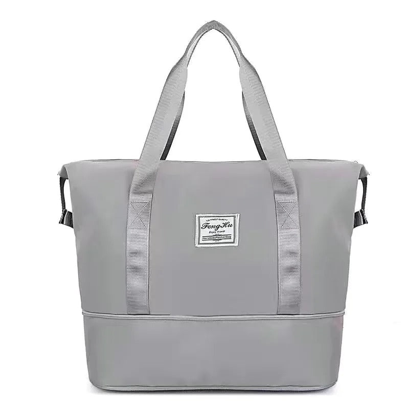 sac voyage ultra leger pliable gris