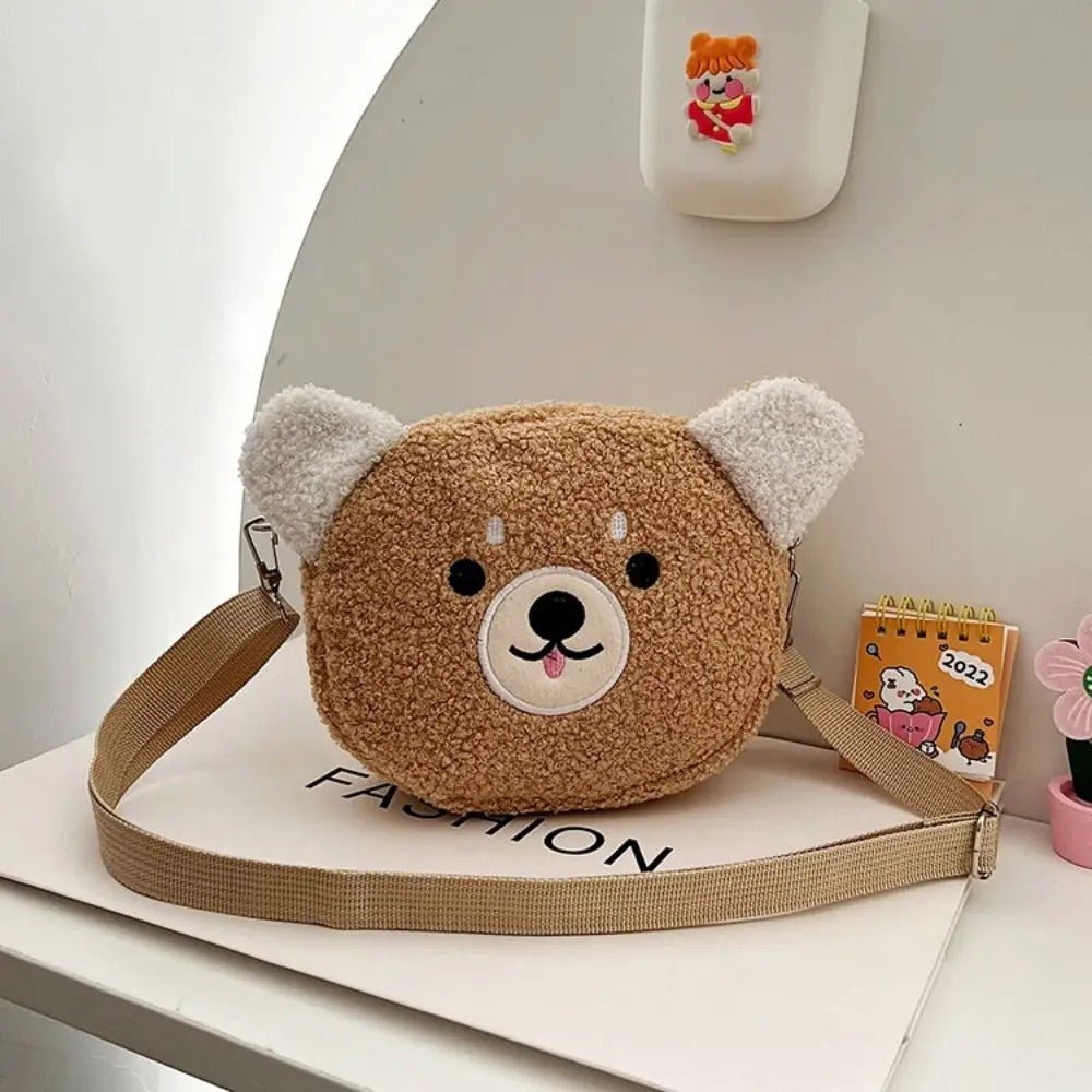 sacoche enfant bandouliere peluche ourson