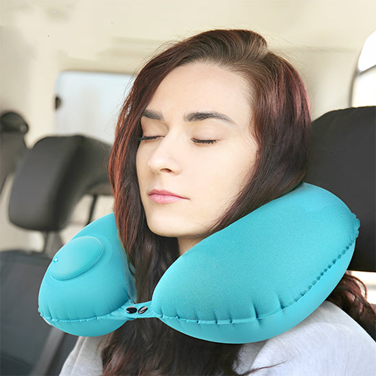 Coussin-Gonflable-pour-Avion-Forme-de-U-femme-sieste
