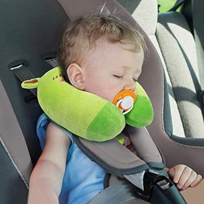 Coussin-de-Voyage-Enfant-Grenouille-bebe-dort-voiture