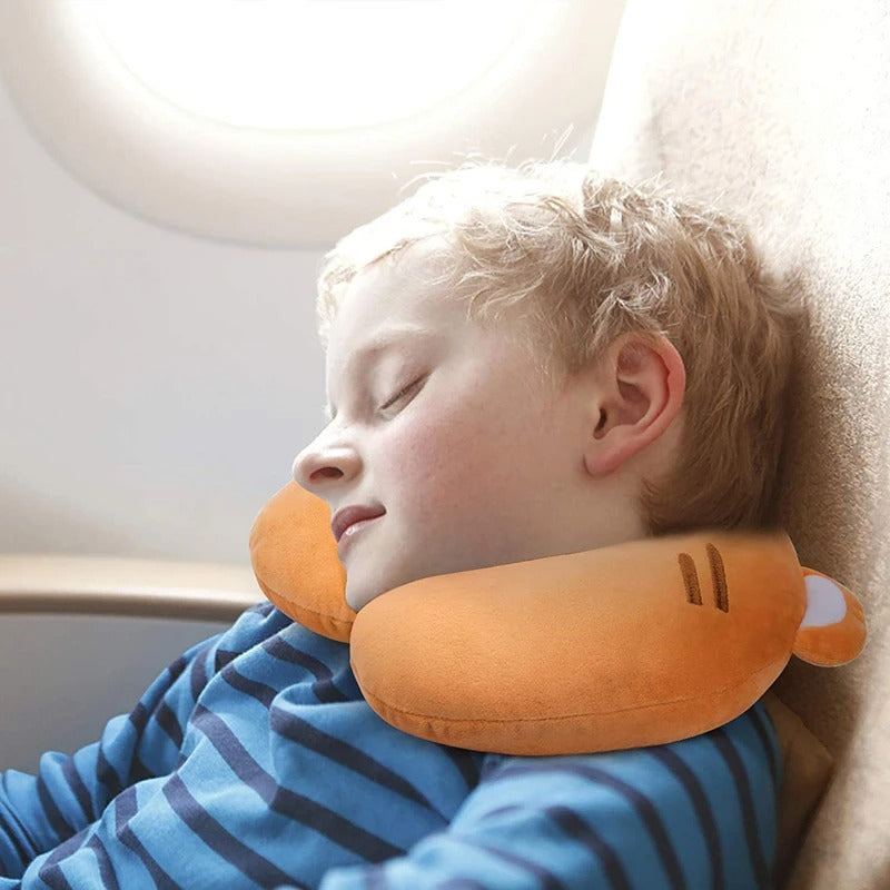 Coussin-de-Voyage-Enfant-Tigre-sommeil-profond