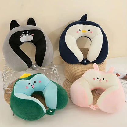 Coussin-pour-la-Nuque-Forme-Animal-Adulte-et-Enfant-ensemble-qualite