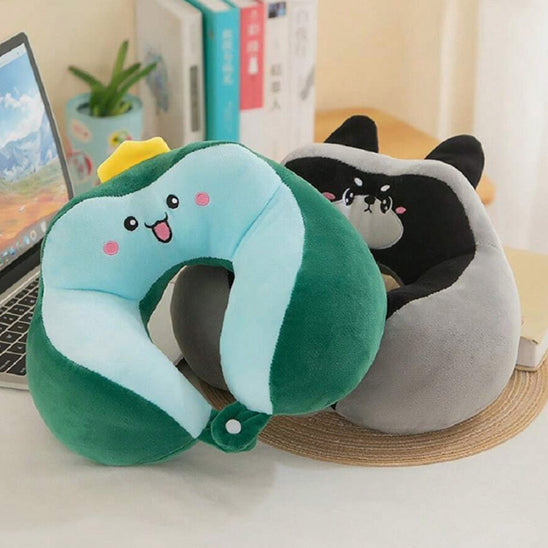 Coussin-pour-la-Nuque-Forme-Animal-Adulte-et-Enfant-mignon-enfant