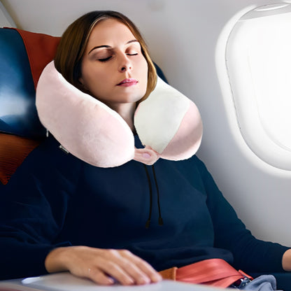 Coussin-pour-la-Nuque-Forme-Animal-Adulte-et-Enfant-rose-femme-avion
