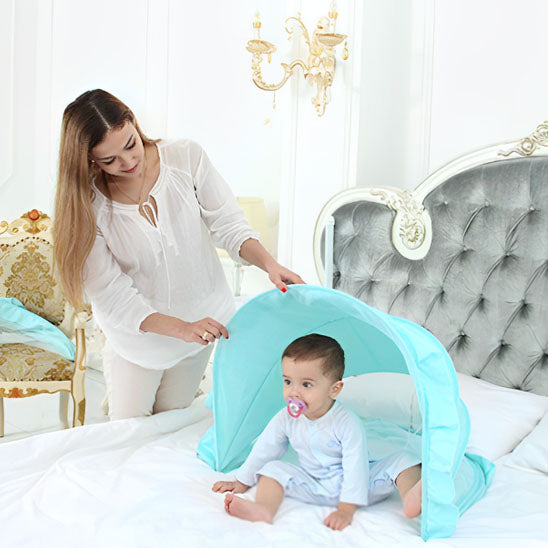 Moustiquaire-lit-bebe-MoskiGuard-sieste