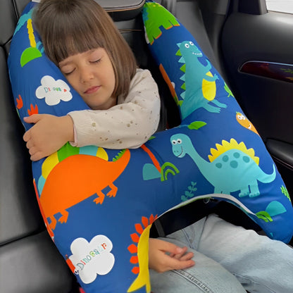 Oreiller-de-voyage-Dino-Design-Fille