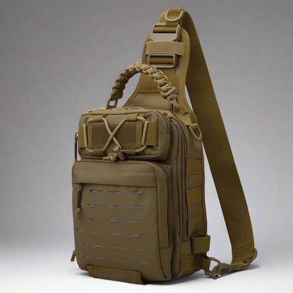 Sac Bandoulière Confort et Organisation pour Randonnée et Camping kaki variante