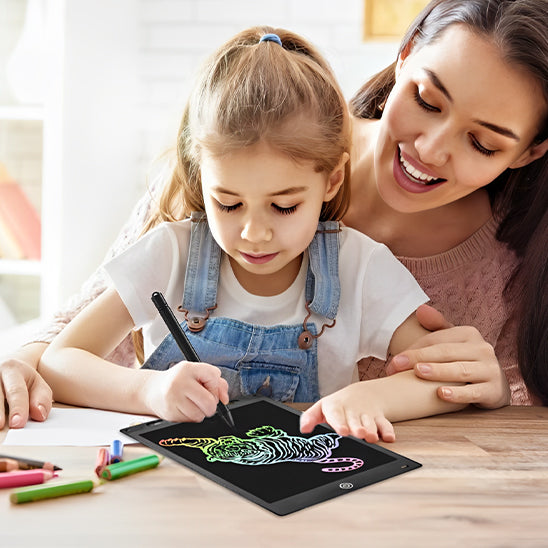 Tablette-Dessin-Enfant-LCD-12-pouces-noir