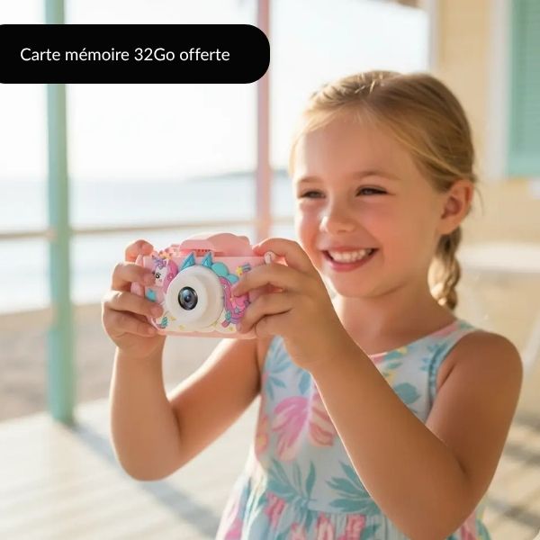 FLASHLICORNE™ - APPAREIL PHOTO HD POUR ENFANT LICORNE