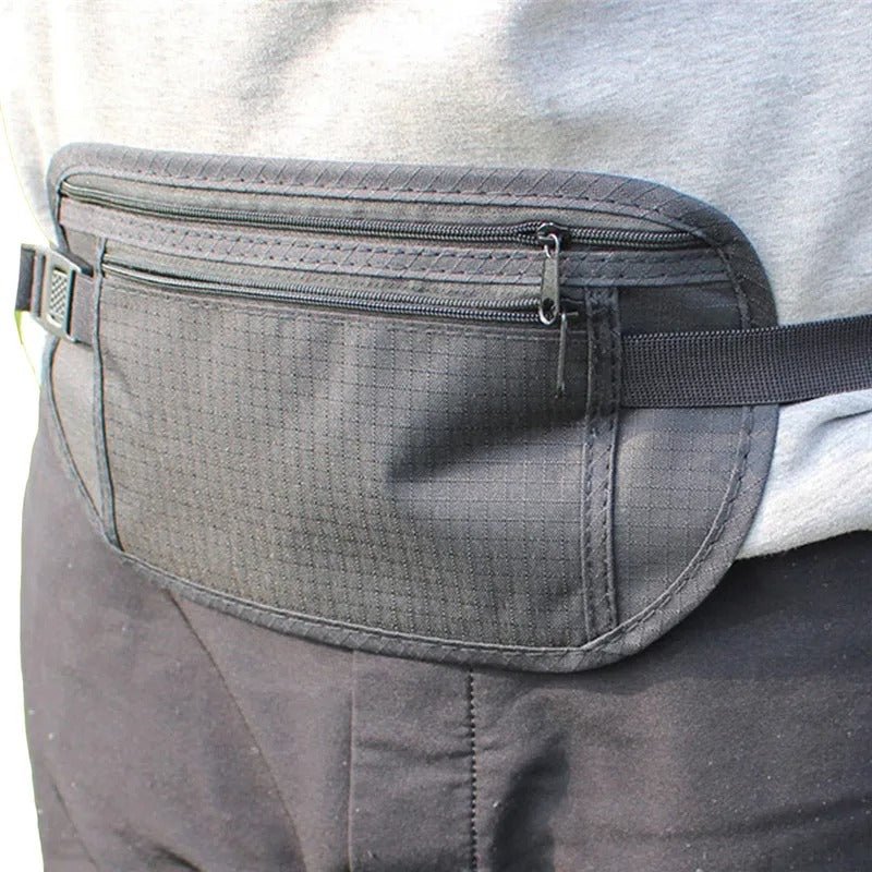 banane discrete de voyage gris sur homme