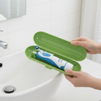 Boite pour brosse a dent electrique compacte