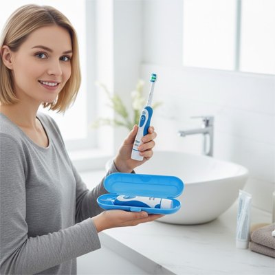 Boite pour brosse a dent electrique femme