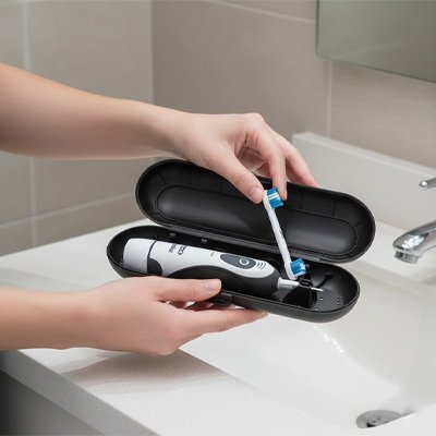 Boite pour brosse a dent electrique pratique