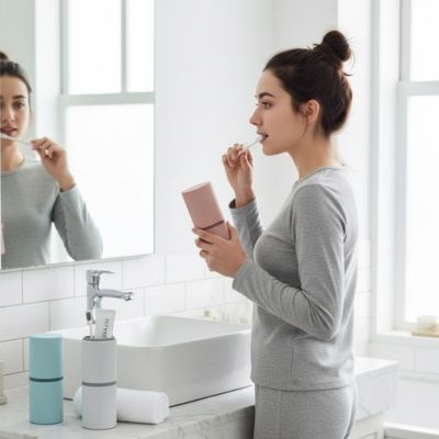 BOITE POUR BROSSE À DENT ET DENTIFRICE DE VOYAGE