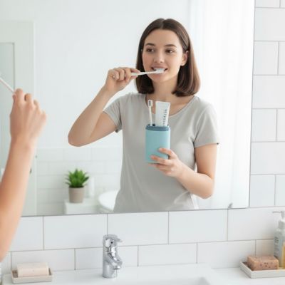 BOITE POUR BROSSE À DENT ET DENTIFRICE DE VOYAGE