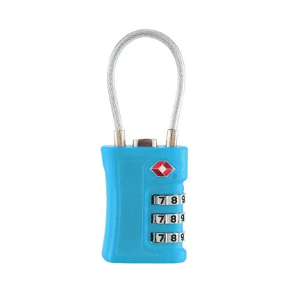 cadenas pour valise avion coloré voyage bleu clair