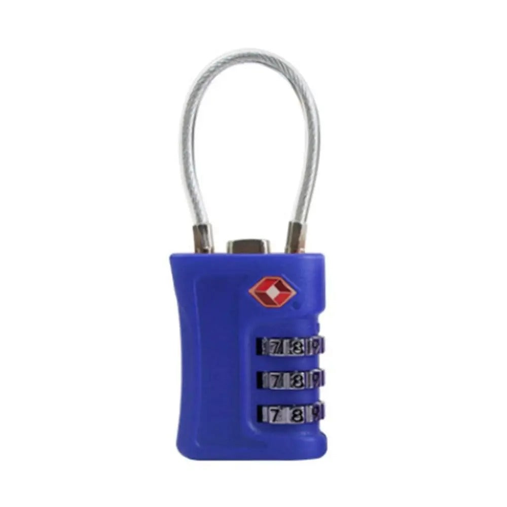 cadenas pour valise avion coloré voyage bleu foncé