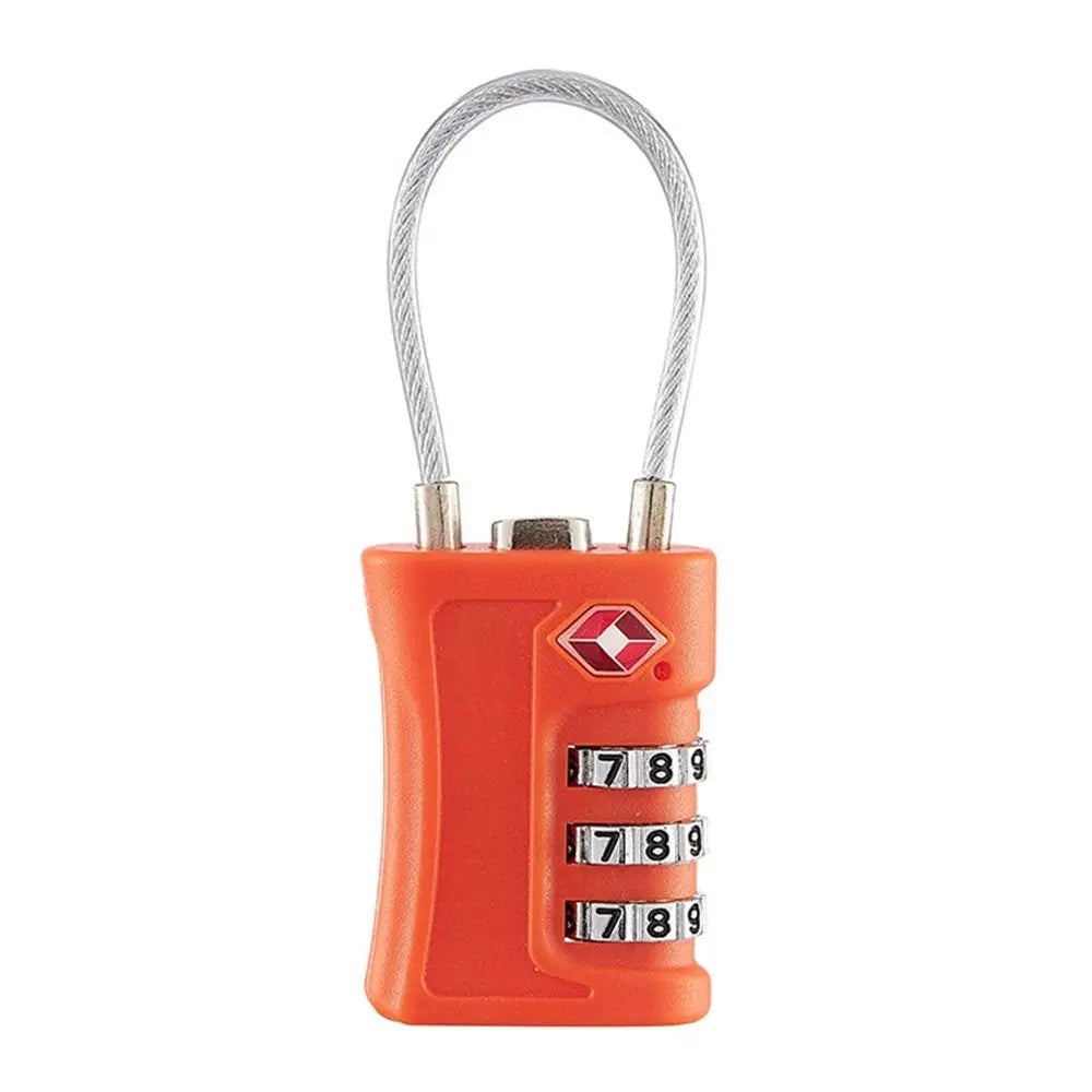 cadenas pour valise avion coloré voyage orange