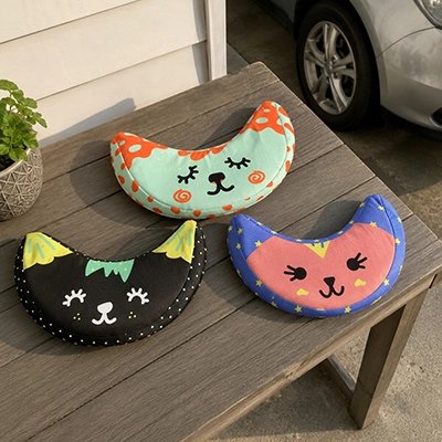 coussin voyage enfant chat
