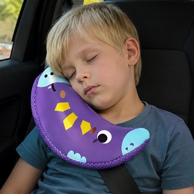 coussin voyage enfant violet